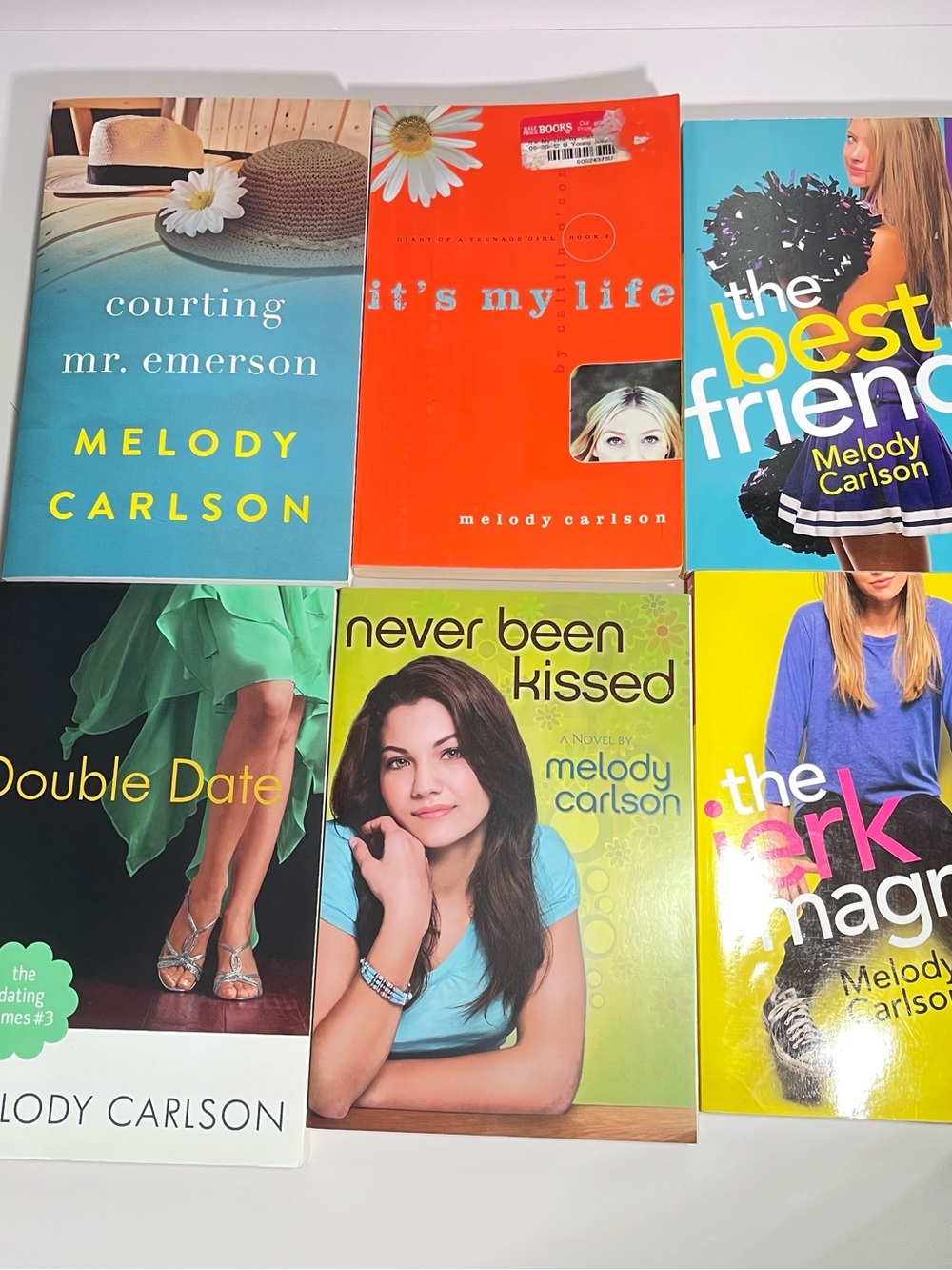 Melody Carlson Teen Fiction Book Lot Of 6 Christian Fiction Girls Life YA